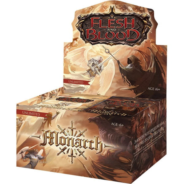 Flesh and Blood TCG: Monarch Unlimited Booster Box - 24 Packs [Card Game, 2 Players]