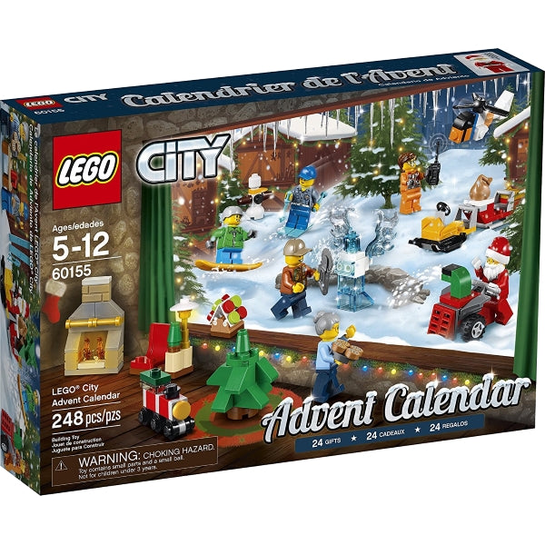 LEGO City 248 Piece Advent Calendar Building Kit - 2017 Edition [LEGO, #60155]