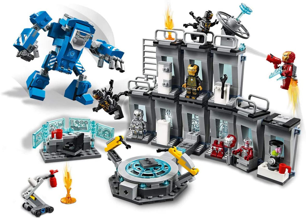 LEGO Marvel Avengers: Iron Man Hall of Armor - 524 Piece Building Kit [LEGO, #76125]