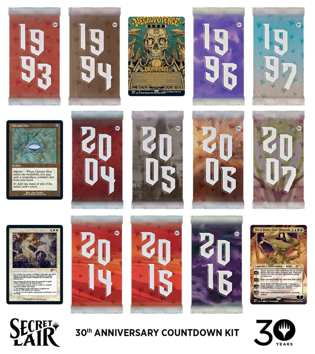 Magic: The Gathering TCG - Secret Lair Drop Series - 30th Anniversary Countdown Kit