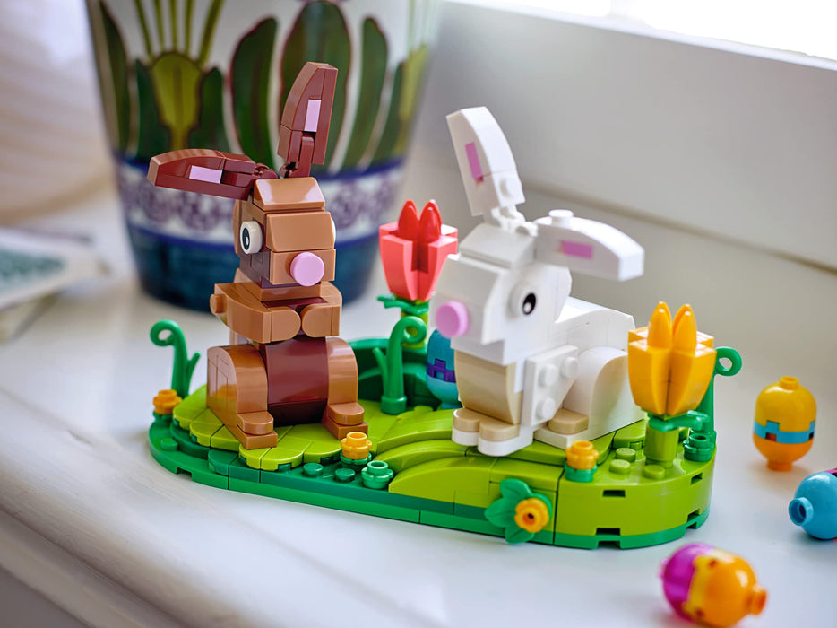LEGO Iconic: Easter Rabbits Display - 288 Piece Building Kit [LEGO, #40523]