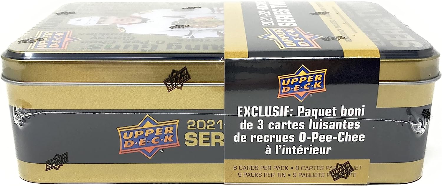 2021-22 Upper Deck Series 2 Hockey Cards Tin