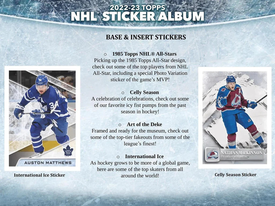 2022-23 Topps NHL Hockey Sticker Collection Album [Collectible
