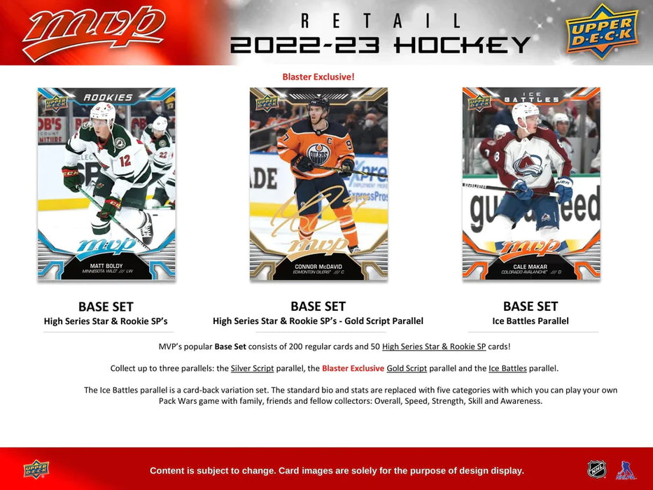 2022-23 Upper Deck MVP Hockey Box Set