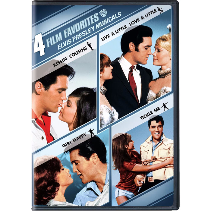 4 Film Favorites: Elvis Presley Musicals (Girl Happy / Kissin' Cousins / Live a Little, Love a Little / Tickle Me) [DVD Box Set]