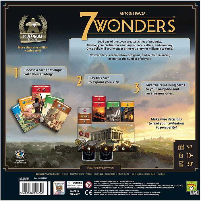 7 Wonders [Board Game, 2-7 Players]