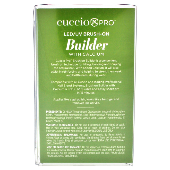 Cuccio Pro LED/UV Brush-On Builder With Calcium - 75mL / 2.5 Oz [Skincare]