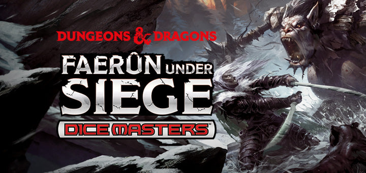 Dungeons and Dragons Faerun Under Siege Dice Masters: 2 Cards & Dice Foil Pack