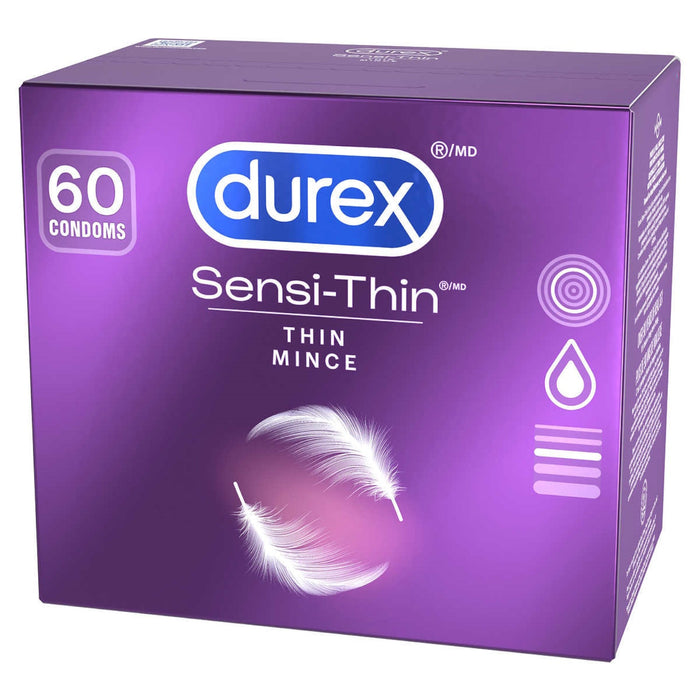 Durex Sensi-Thin Condoms - 60 Count Box [Healthcare]