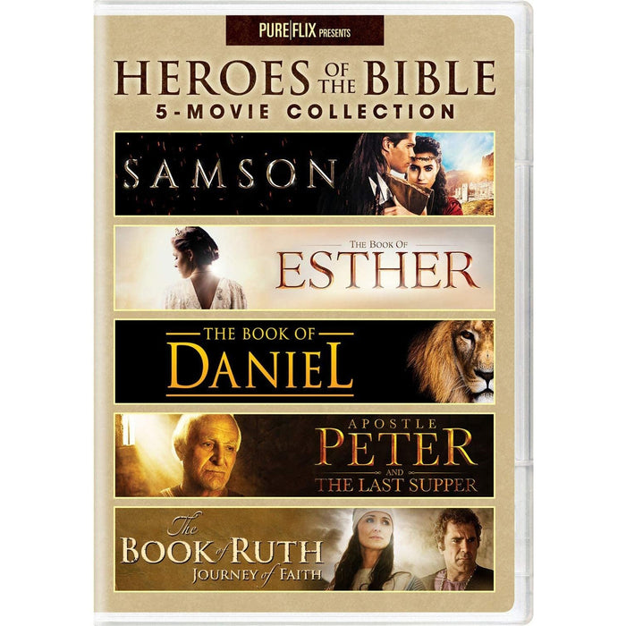 Heroes of the Bible - 5 Movie Collection [DVD Box Set]