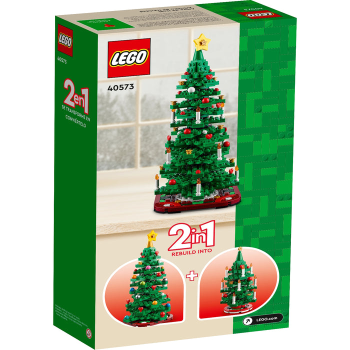 LEGO Holiday Bundle: Christmas Tree #40573 and Wreath #40426 - 2-in-1 Building Toy Set 1294 Total Pieces