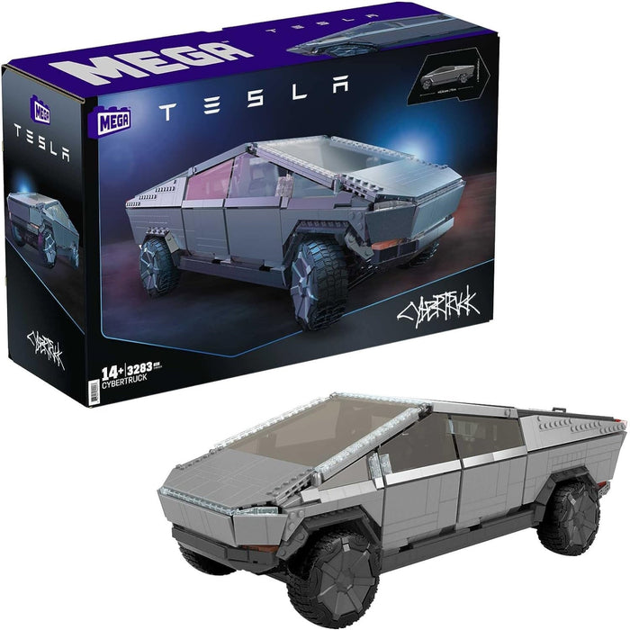MEGA Construx Bloks: Tesla Cybertruck - 3283 Piece Building Kit [Toys, Ages 14+]