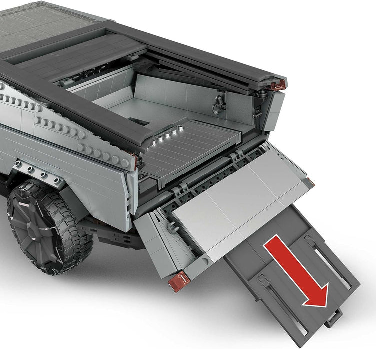 MEGA Construx Bloks: Tesla Cybertruck - 3283 Piece Building Kit [Toys, Ages 14+]