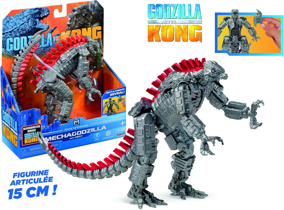 MonsterVerse Godzilla vs Kong: MechaGodzilla with HEAV - 6 inch [Toys, Ages 4+]