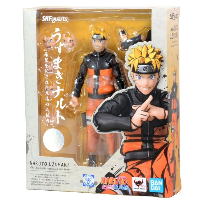 Bandai Tamashii Nations: Naruto Uzumaki - The Jinchuriki Entrusted with Hope Figure [Toys, Ages 12+]