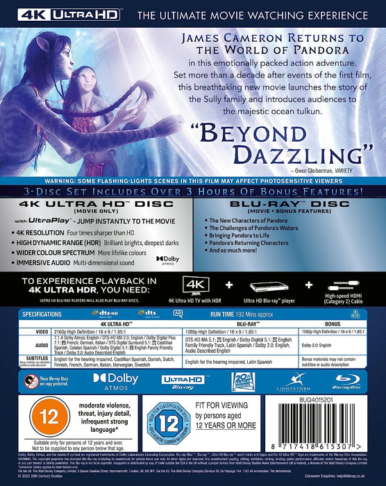 Avatar: The Way of Water - 4K [Blu-ray + 4K UHD]