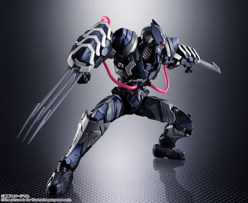 Bandai Tamashii Nations: Avengers: Tech On Venom Symbiote Wolverine - S.H Figuarts 6 Inch Figure [Toys, Ages 12+]