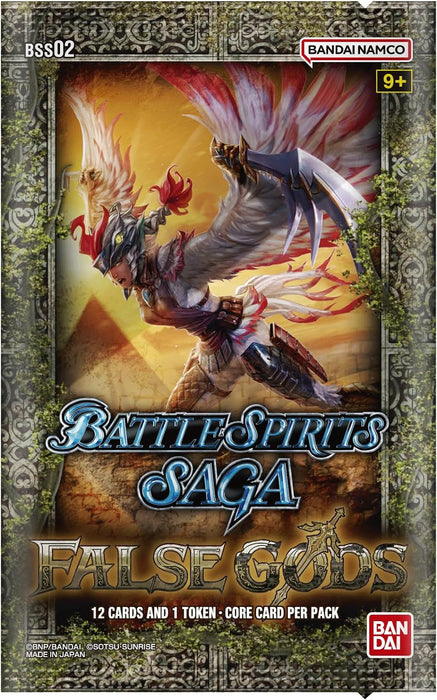 Battle Spirits Saga TCG: False Gods Booster Box - 24 Packs [Card Game, 2 Players]