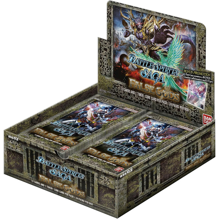 Battle Spirits Saga TCG: False Gods Booster Box - 24 Packs [Card Game, 2 Players]