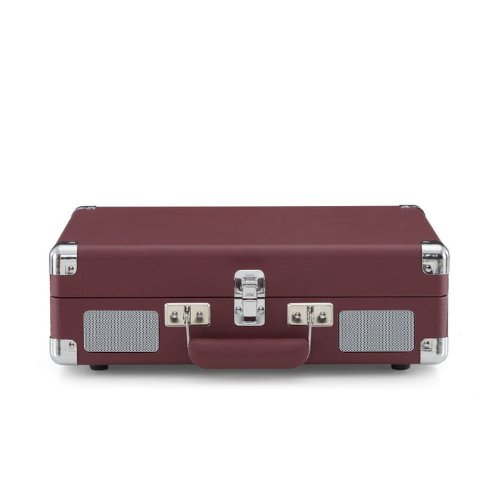 Crosley Cruiser Plus Vintage 3-Speed Bluetooth In/Out Suitcase Vinyl Record Player Turntable - Burgundy - CR8005F-BU [Electronics]