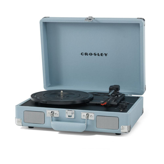Crosley Cruiser Plus Vintage 3-Speed Bluetooth in/Out Suitcase Vinyl Record Player Turntable - Tourmaline - CR8005F-TN [Electronics]