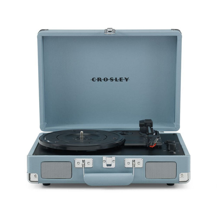 Crosley Cruiser Plus Vintage 3-Speed Bluetooth in/Out Suitcase Vinyl Record Player Turntable - Tourmaline - CR8005F-TN [Electronics]