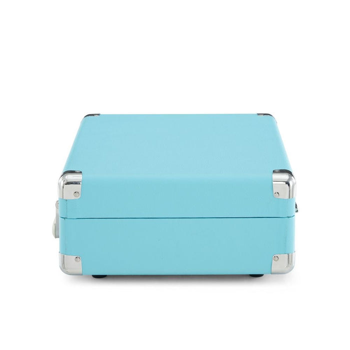 Crosley Cruiser Plus Vintage 3-Speed Bluetooth in/Out Suitcase Vinyl Record Player Turntable - Turquoise/White - CR8005F-TU [Electronics]