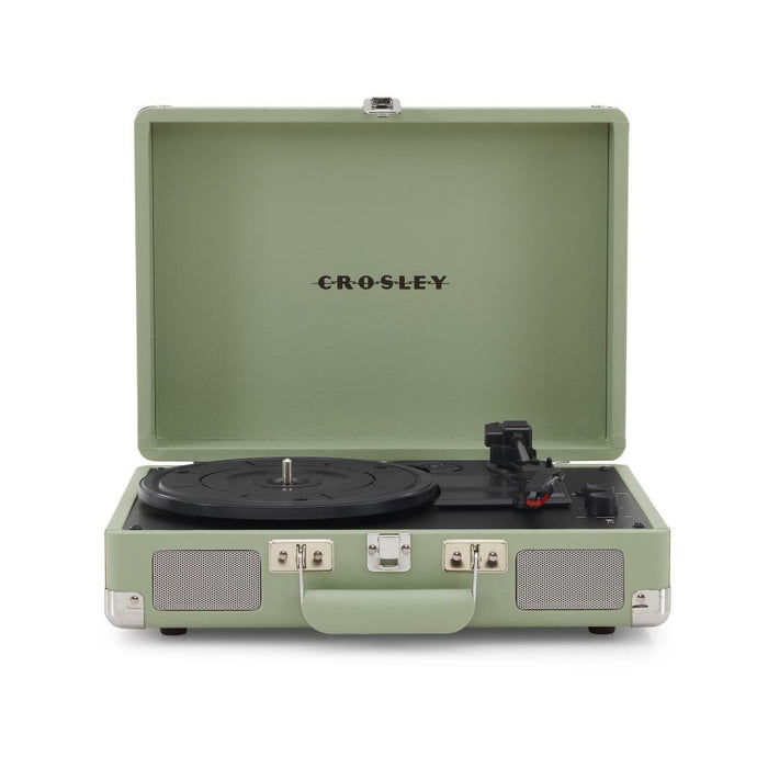 Crosley Cruiser Plus Vintage 3-Speed Bluetooth In/Out Suitcase Vinyl Record Player Turntable - Mint - CR8005F-MT [Electronics]