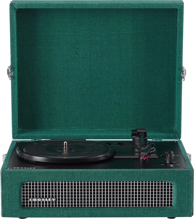Crosley Voyager Vintage 3-Speed Bluetooth In/Out Vinyl Record Player Turntable - Dark Aegean - CR8017B-DA [Electronics]