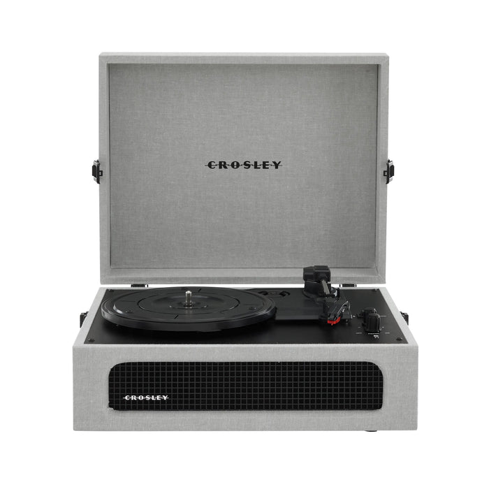 Crosley Voyager Vintage 3-Speed Bluetooth In/Out Vinyl Record Player Turntable - Grey - CR8017B-GY [Electronics]