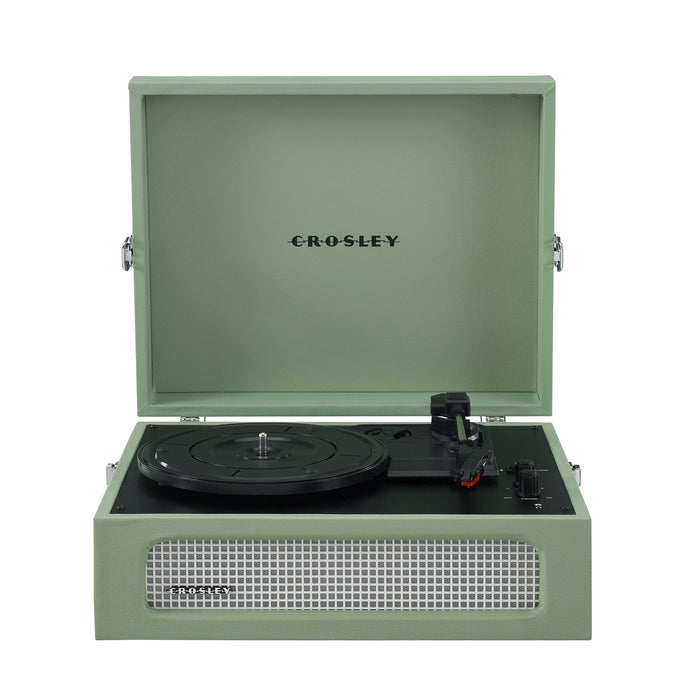Crosley Voyager Vintage 3-Speed Bluetooth In/Out Vinyl Record Player Turntable - Sage - CR8017B-SA [Electronics]