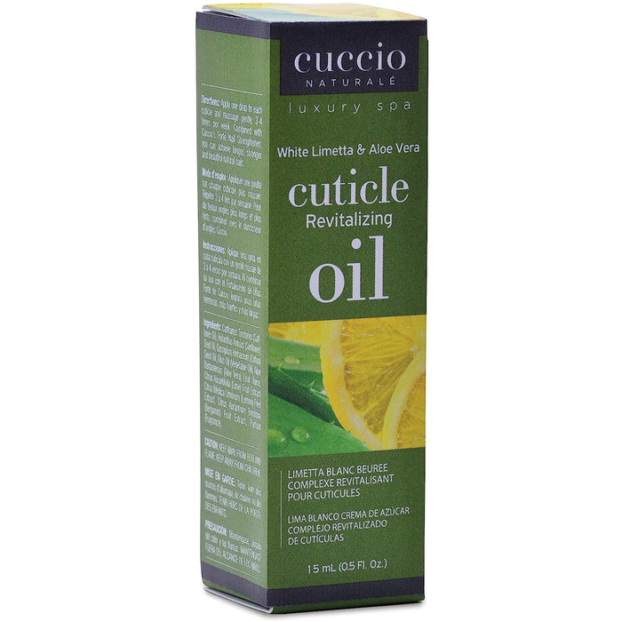 Cuccio Naturale Cuticle Revitalizing Oil - White Limetta & Aloe Vera - 15mL / 0.5 Fl Oz [Skincare]