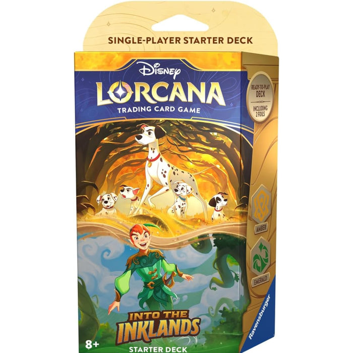 Disney Lorcana Trading Card Game: Into the Inklands Starter Deck - Amber & Emerald
