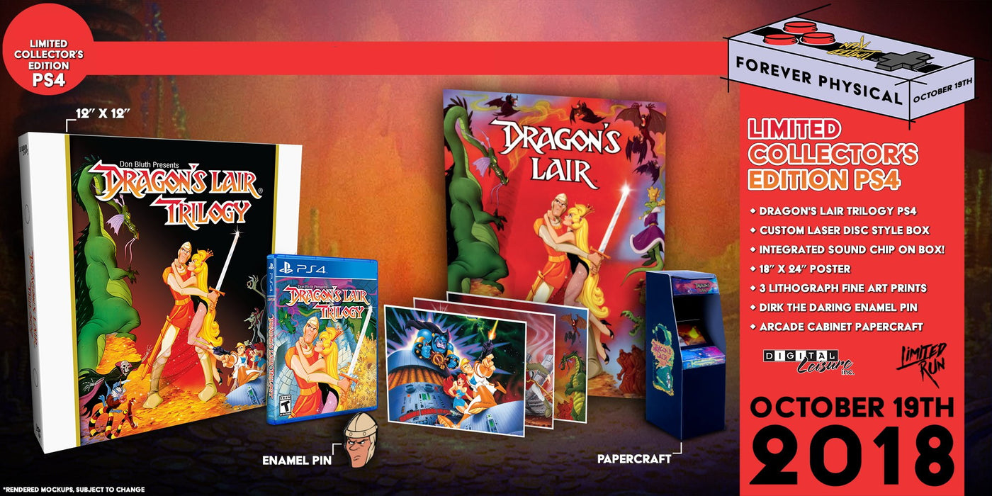 Dragon's Lair Trilogy - Classic Edition - Limited Run #183 [PlayStation 4]