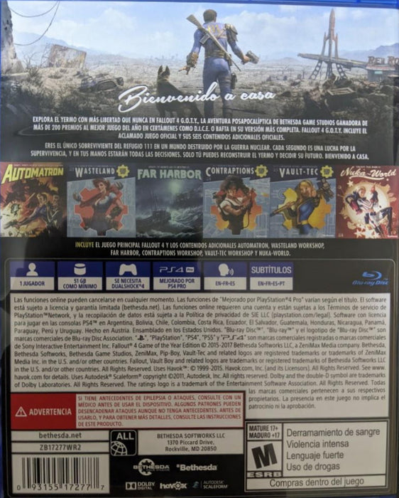 4] [PlayStation — 4 of the Game - Year Shopville Fallout Edition