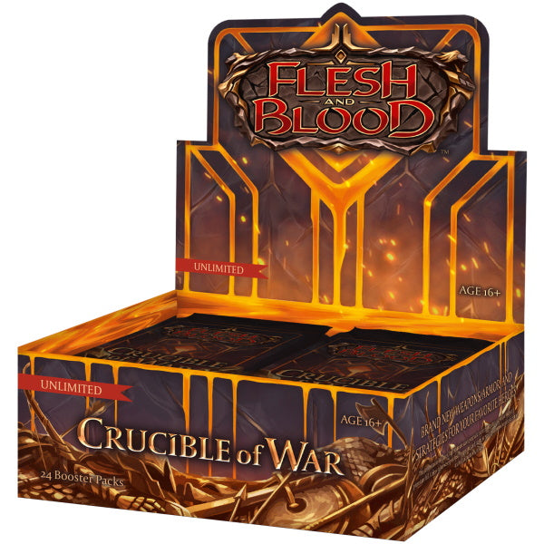 Flesh and Blood TCG: Crucible of War Unlimited Booster Box - 24 Packs