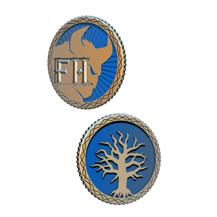 Frosthaven: Challenge Coin [Board Game Accessory, 1 - 4 Players]