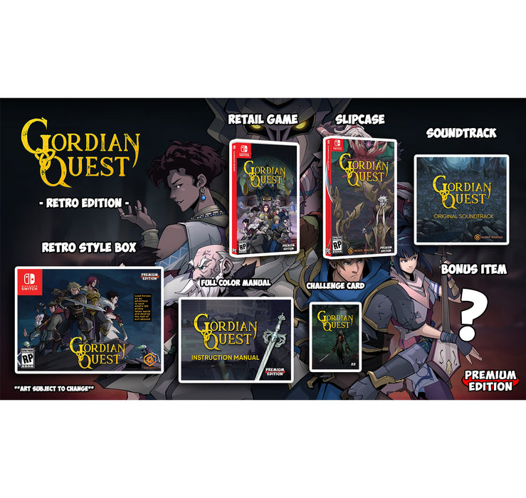 Gordian Quest - Retro Edition - Premium Edition Games #22 [Nintendo Switch]