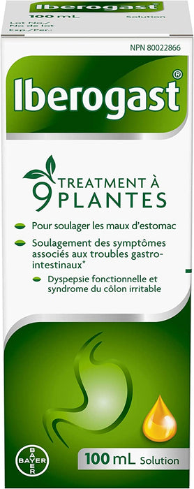 Iberogast 9 Herb Treatment, Gastro-intestinal Disturbance Symptom Relief - 100mL [Healthcare]