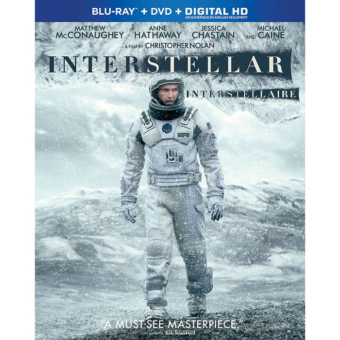 Interstellar [Blu-ray + DVD + Digital]