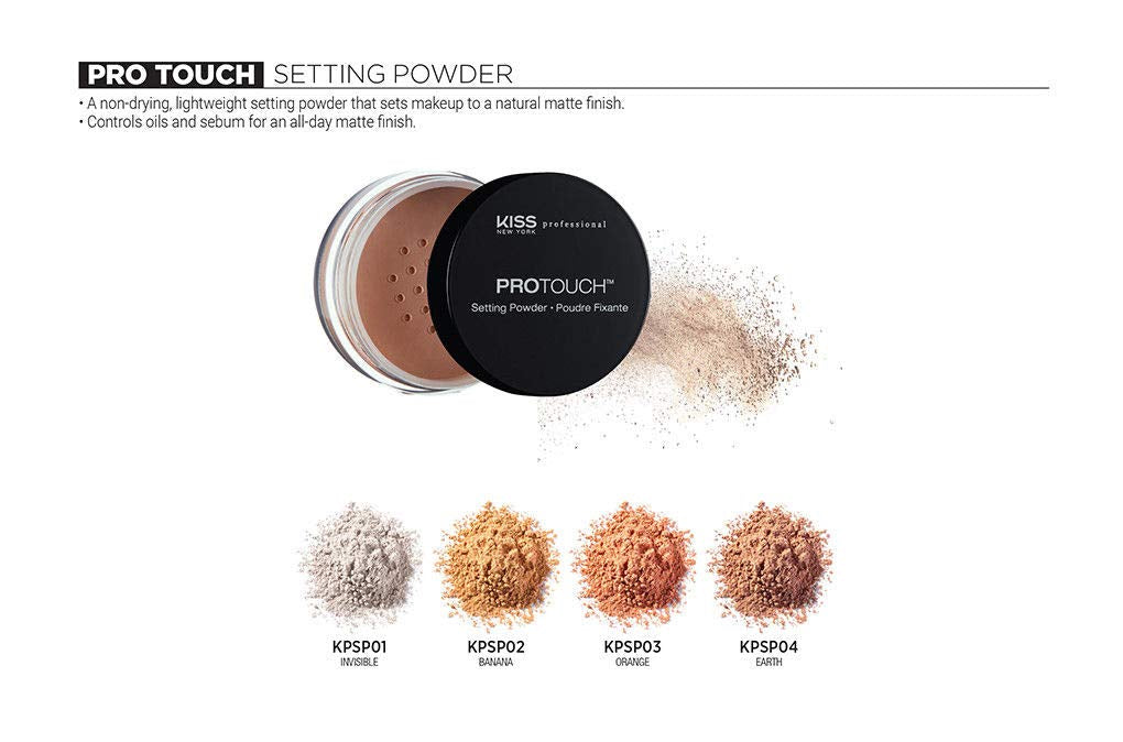 Kiss New York Professional Pro Touch Setting Powder - Invisible [Beauty]