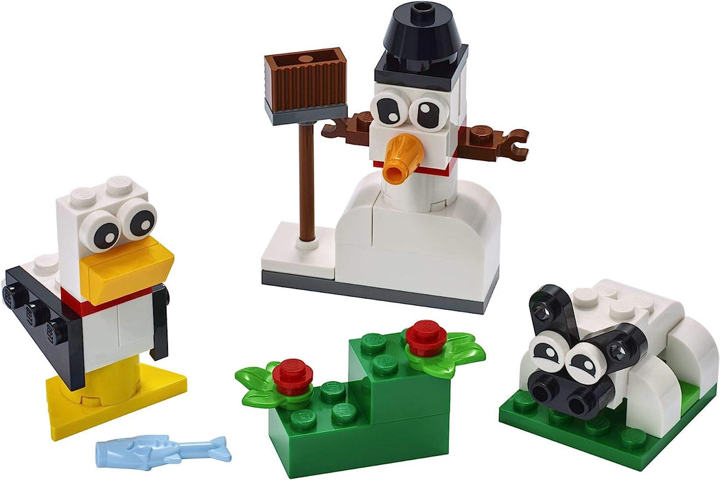 LEGO Classic: Creative White Bricks - 60 Piece Building Kit [LEGO, #11012]