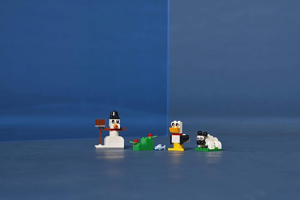LEGO Classic: Creative White Bricks - 60 Piece Building Kit [LEGO, #11012]