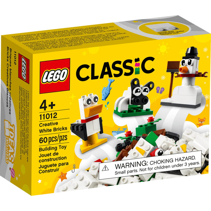 LEGO Classic: Creative White Bricks - 60 Piece Building Kit [LEGO