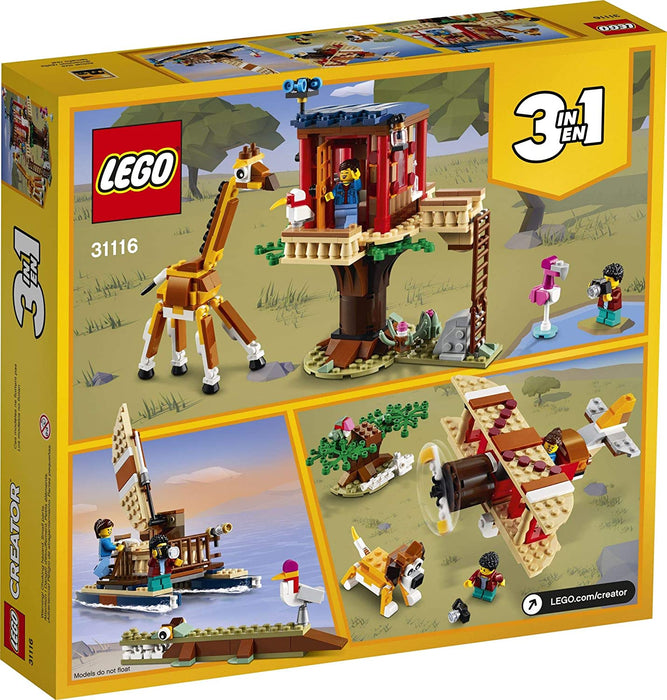 LEGO Creator: Safari Wildlife Tree House - 397 Piece 3-in-1 Building Set [LEGO, #31116 ]