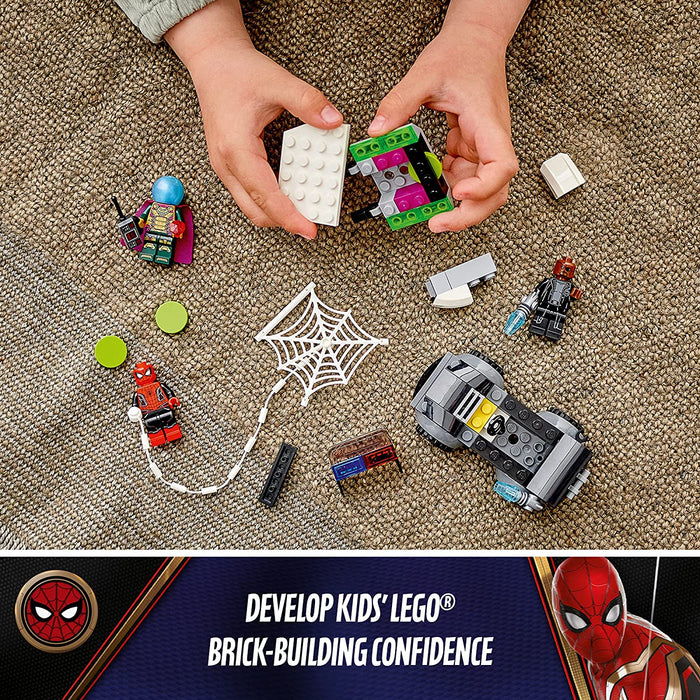 LEGO Marvel Spider-Man: Spider-Man vs. Mysterio’s Drone Attack - 73 Piece Building Kit [LEGO, #76184]