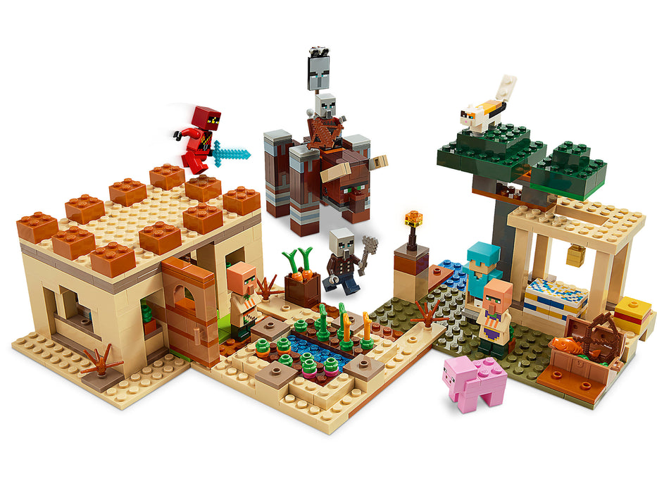 LEGO Minecraft: The Illager Raid - 562 Piece Building Kit [LEGO, #21160]