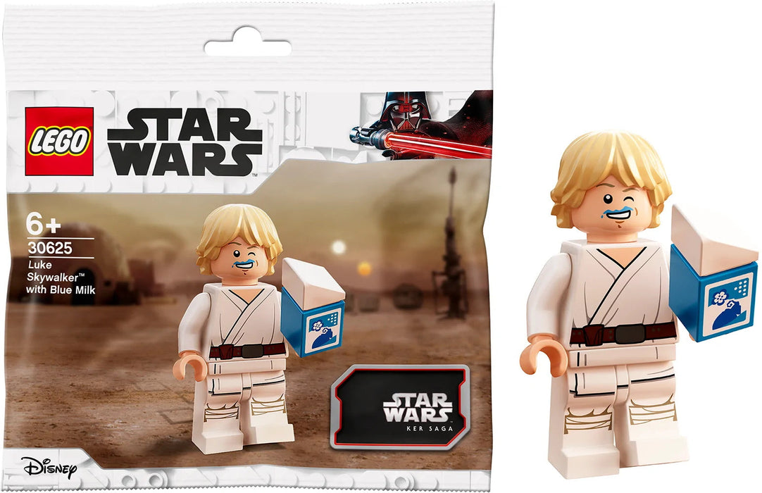 LEGO Star Wars: Luke Skywalker with Blue Milk - 6 Piece Building Kit [LEGO, #30625]
