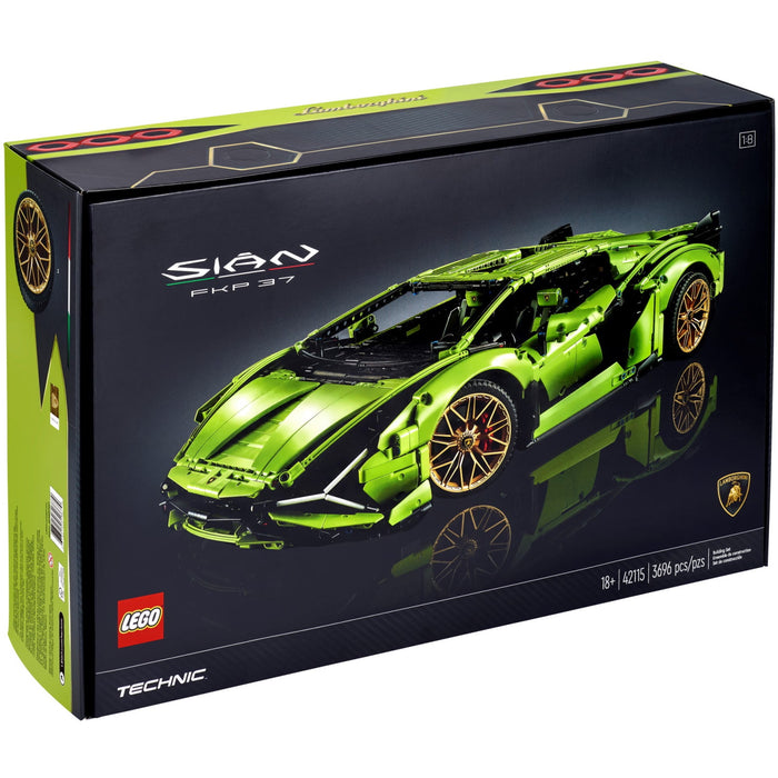 LEGO Technic: Lamborghini Sian FKP 37 - 3696 Piece Building Kit [LEGO, #42115]
