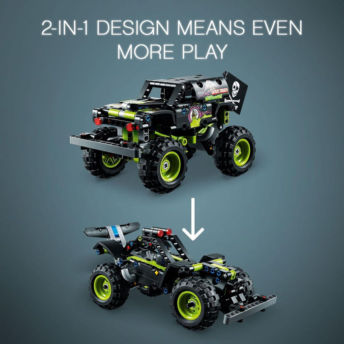 LEGO Technic: Monster Jam Grave Digger - 212 Piece Building Kit [LEGO, #42118]